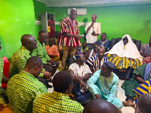 ADB’s delegation aid a condolence visit to the Gbewaa Palace