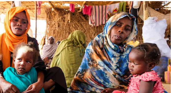 Many of those displaced by the violence in el-Fasher have ended up living in camps