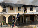 Firefighter electrocuted while battling Suhum apartment blaze