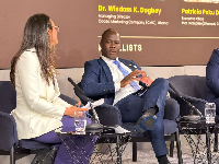 Dr Wisdom Kofi Dogbey (R) is the Managing Director of CMC