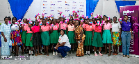 Some Intelligent Lady Network officials and beneficiaries in a group photograph