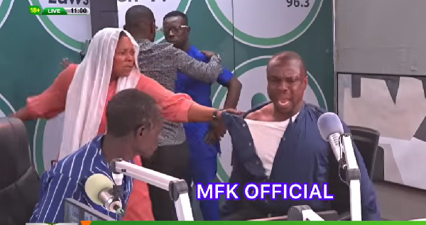 Aisha reportedly became enraged and physically attacked Seth during the programme