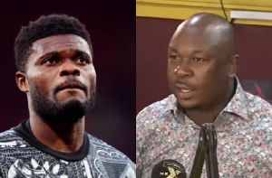 Kankam Boadu (R) believes Thomas Partey (L) will be cleared of rape charges