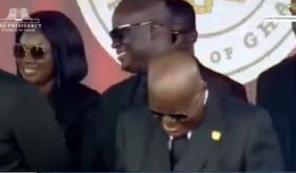 Watch Akufo-Addo’s reaction after his name is mistaken for the late Nana Konadu