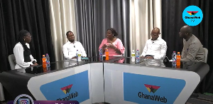 The French teachers in the GhanaWeb studio on International Francophonie Day