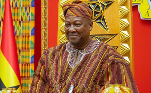 President John Dramani delivering the 2026 State of the Nation's Address