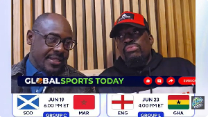 GFA Communications Director, Henry Asante Twum (L)