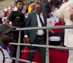 Watch the moment fans nearly attacked Kurt Okraku at the stadium Watch the moment fans nearly attacked Kurt Okraku at the stadium