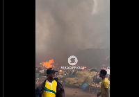 Scenes from the fire incident