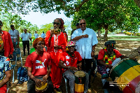 President John Dramani Mahama during his visit to Jamaica