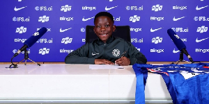 Osei Kuffour Jr joined Chelsea from Levels Football Club