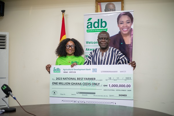 Deputy ADB MD, Eno Ofori-Atta with the deputy Agric Minister,  Yaw Frimpong Addo