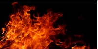 Image of a burning fire
