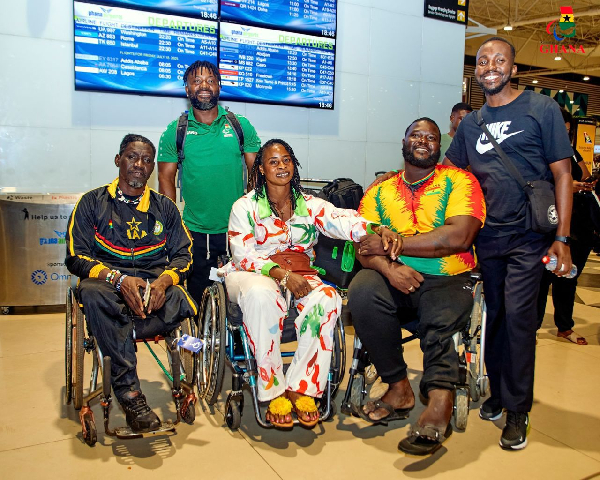 Soem members of Ghana’s para-athletes