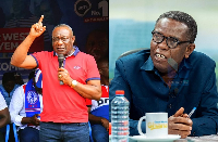 The confrontation intensified when Dr Kokofu (L) insisted that prices of some essential goods