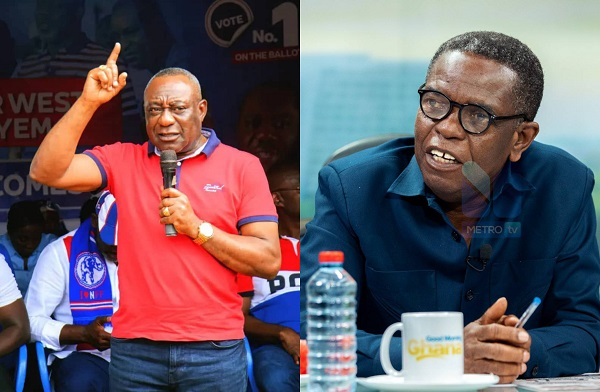 The confrontation intensified when Dr Kokofu (L) insisted that prices of some essential goods