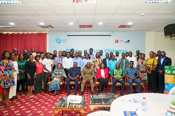Issifu Seidu in a group photo with the stakeholders