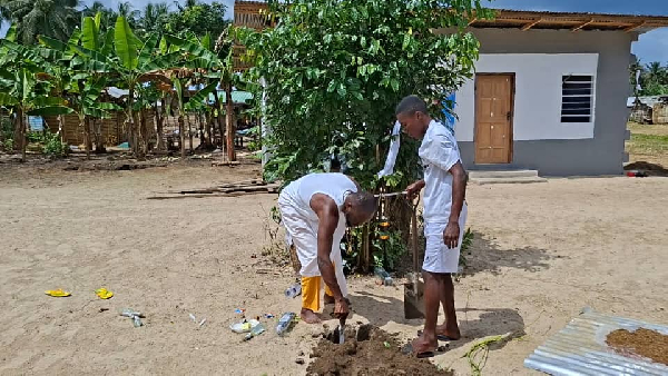 According to Blay Miezah, if after seven days, the machete is not removed, nobody could remove it