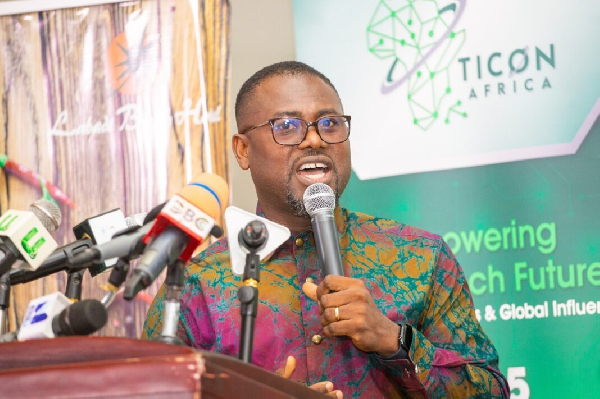 Deputy CEO, Ghana Tourism Authority, Gilbert Abeiku Aggrey shares remarks at the launch