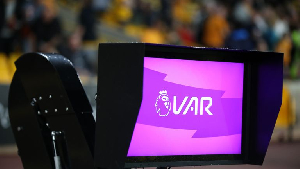 The Video Asistant Referee monitor
