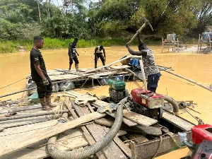 File photo of illegal miners File photo of illegal miners