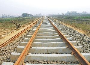 File photo of a railway line