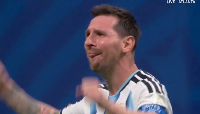 Messi became the first player in World Cup history to score in six consecutive knockout-phase games