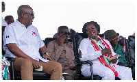 John Mahama and Naana Jane