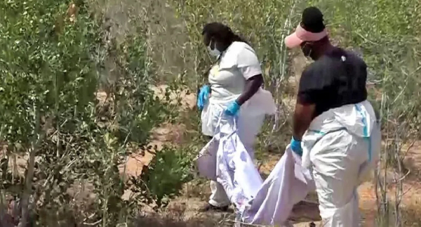 Detectives are searching a large area for the new graves