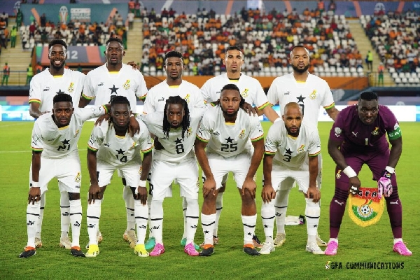 Black Stars in a group photo