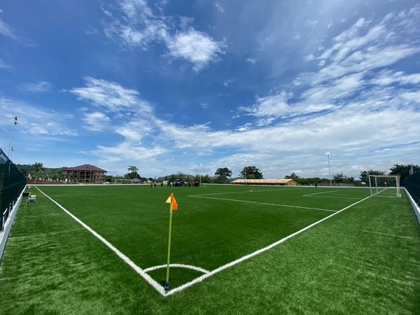 Photo of the newly constructed Astroturf facility