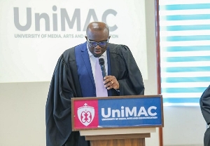 Acting Vice Chancellor of UniMAC, Prof Eric Opoku Mensah
