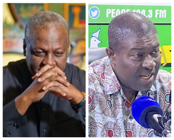 Mahama[ L]  and Nana Akomea