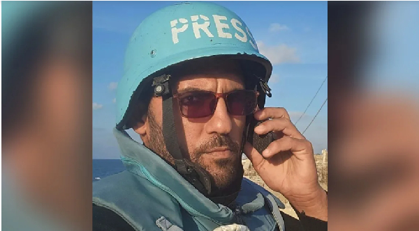 Al Jazeera photojournalist Ahmad Al-Louh was killed Sunday by an Israeli airstrike in Nuseirat Camp