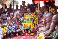 Oumfuo Osei Tutu II held a durbar at Manhyia Palace on Christmas Day