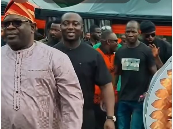 Limuna Mohammed Muniru (in front) and Samuel Aboagye (behind) were involved in the crash