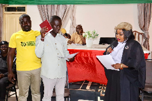 Charles Kwesi re-elected Ellembelle Presiding Member