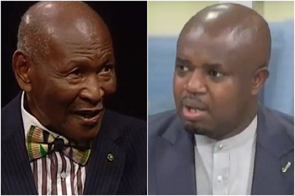 Sam Okudzeto [L] and Eduzi Tameklo