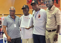 Officials of the PKO Boxing with DK poison at the event