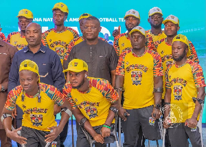 The Black Challenge squad with Kofi Adams and Samson Deen
