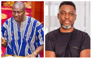 Members of Parliament for Efuttu and Gomoa Central, Alexander Afenyo Markin(L) and Kwame Asare Obeng