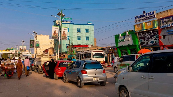 A street in Hargeisa, Somaliland