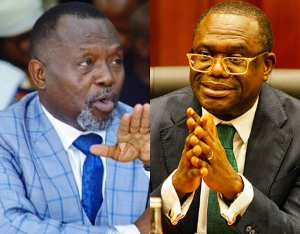 Dr Dominic Akuritinga Ayine (L) has sued Dr Siaw Agyepong (R) Dr Dominic Akuritinga Ayine (L) has sued Dr Siaw Agyepong (R)