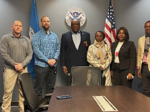 Staff of the Ghana Embassy has visited immigrants in US detention centres