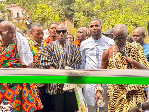 Kofi Arko Nokoe among other community members