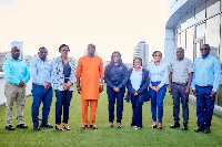 NPA CEO Godwin Edudzi Tameklo with delegation from Zambia