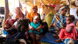 Hundreds of thousands of people have been forced to flee their homes because of the ongoing conflict