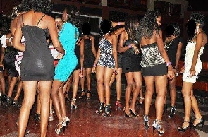The prostitutes, mostly Nigerians, have put up unauthorised structures to serve as brothels