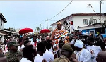Watch the last public appearance of Gbese Mantse Ayi-Bonte II before his passing