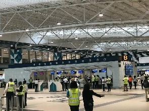 Inside Terminal 3 of the Kotoka International Airport